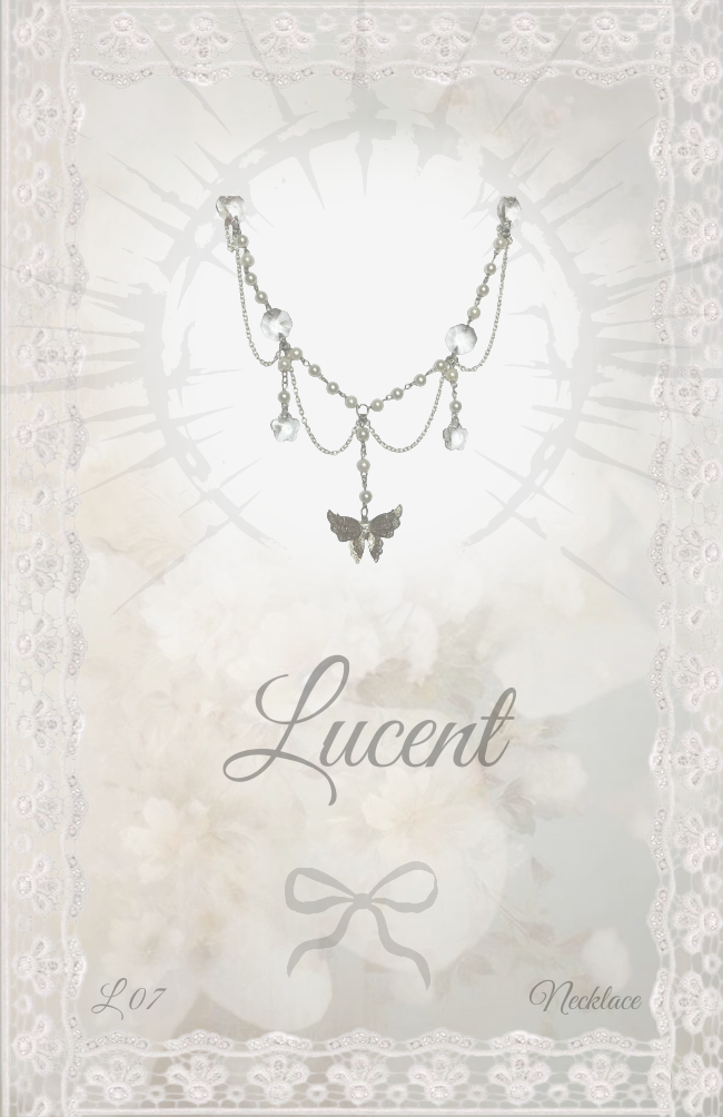 Lucent Butterfly Necklace ~ L07