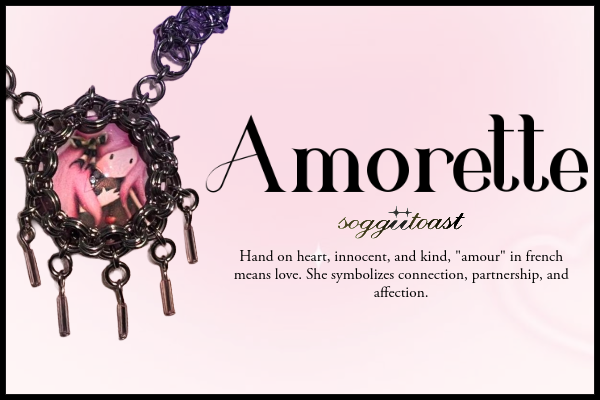 Amorette ~ Chainmail Cabochon Choker