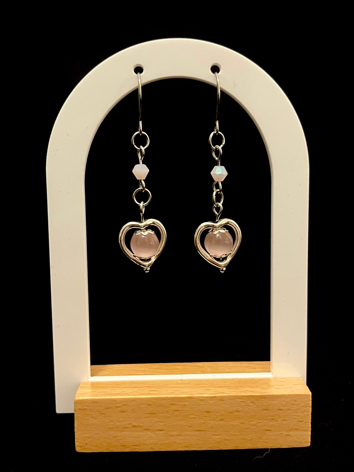 Pink Hearts Earrings - REMAKE