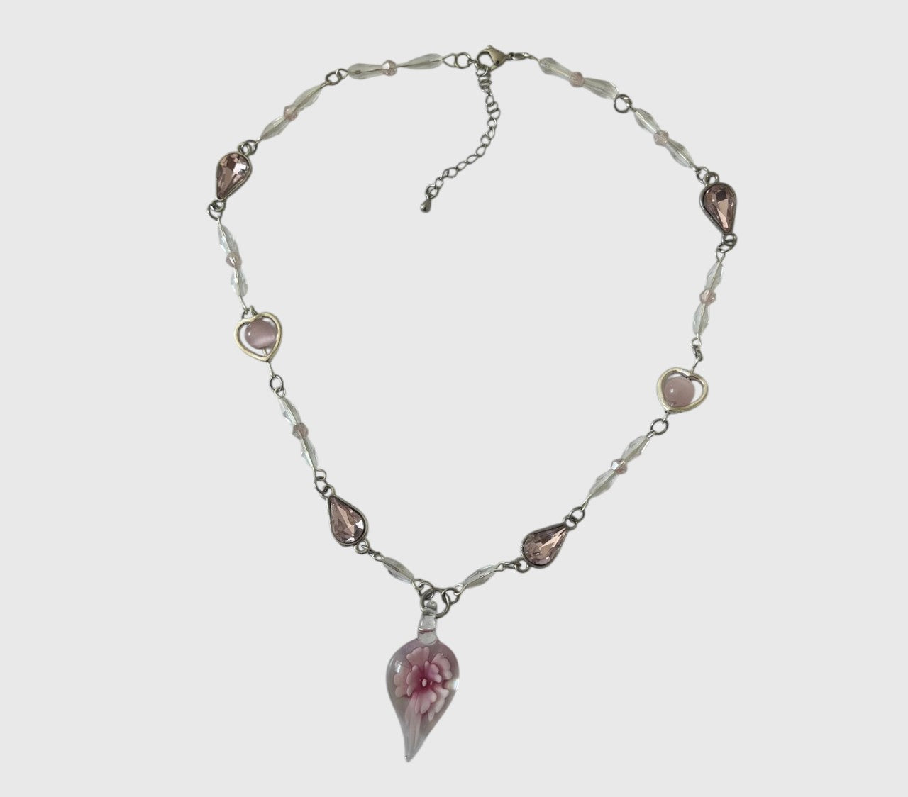 Pink Flora Necklace