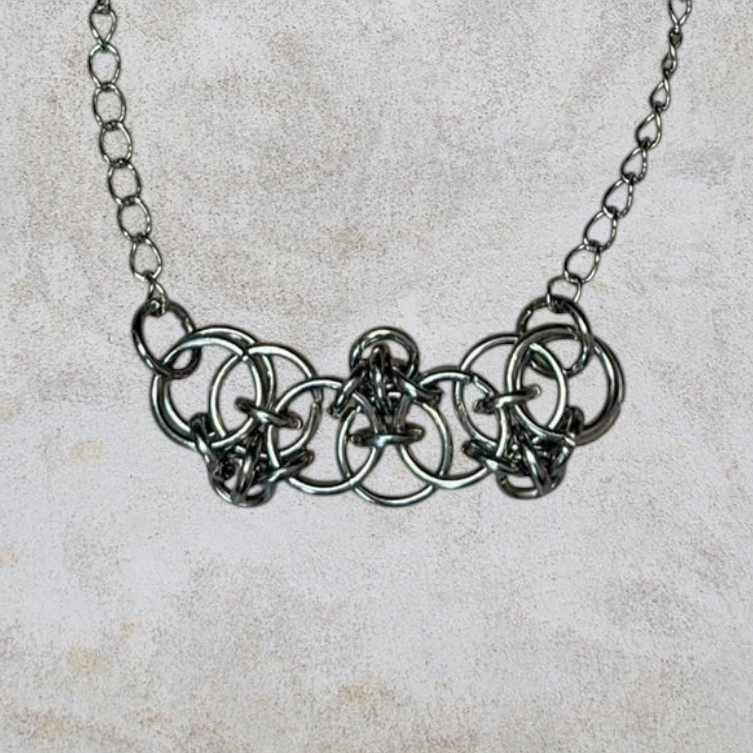 Laced Trellis Chainmail Bracelet