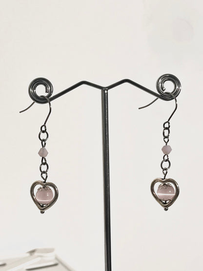 Pink Hearts Earrings - REMAKE