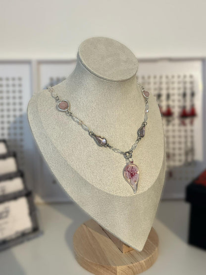 Pink Flora Necklace