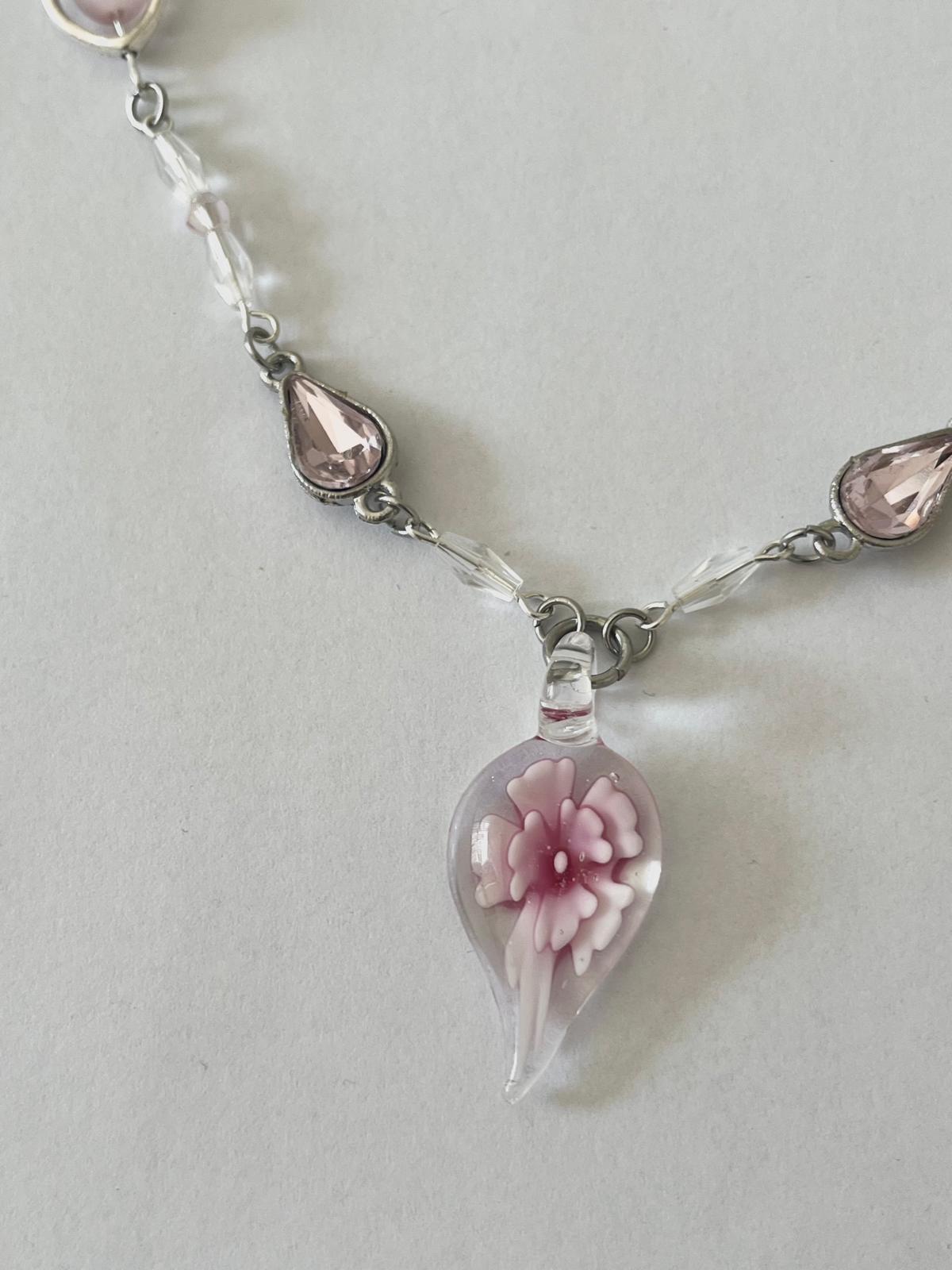 Pink Flora Necklace