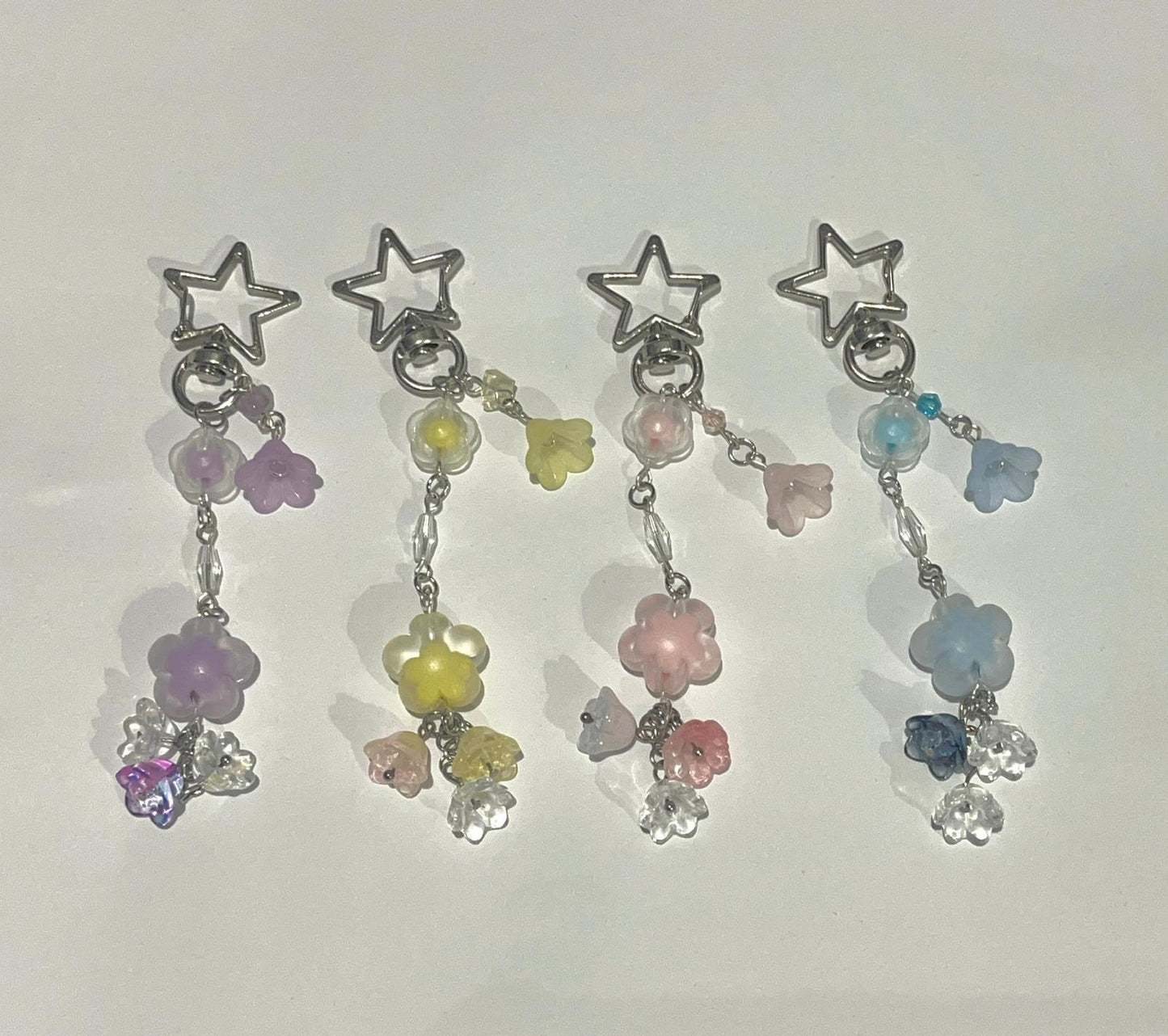Floral Theme Keychain