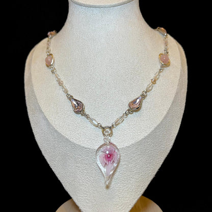 Pink Flora Necklace