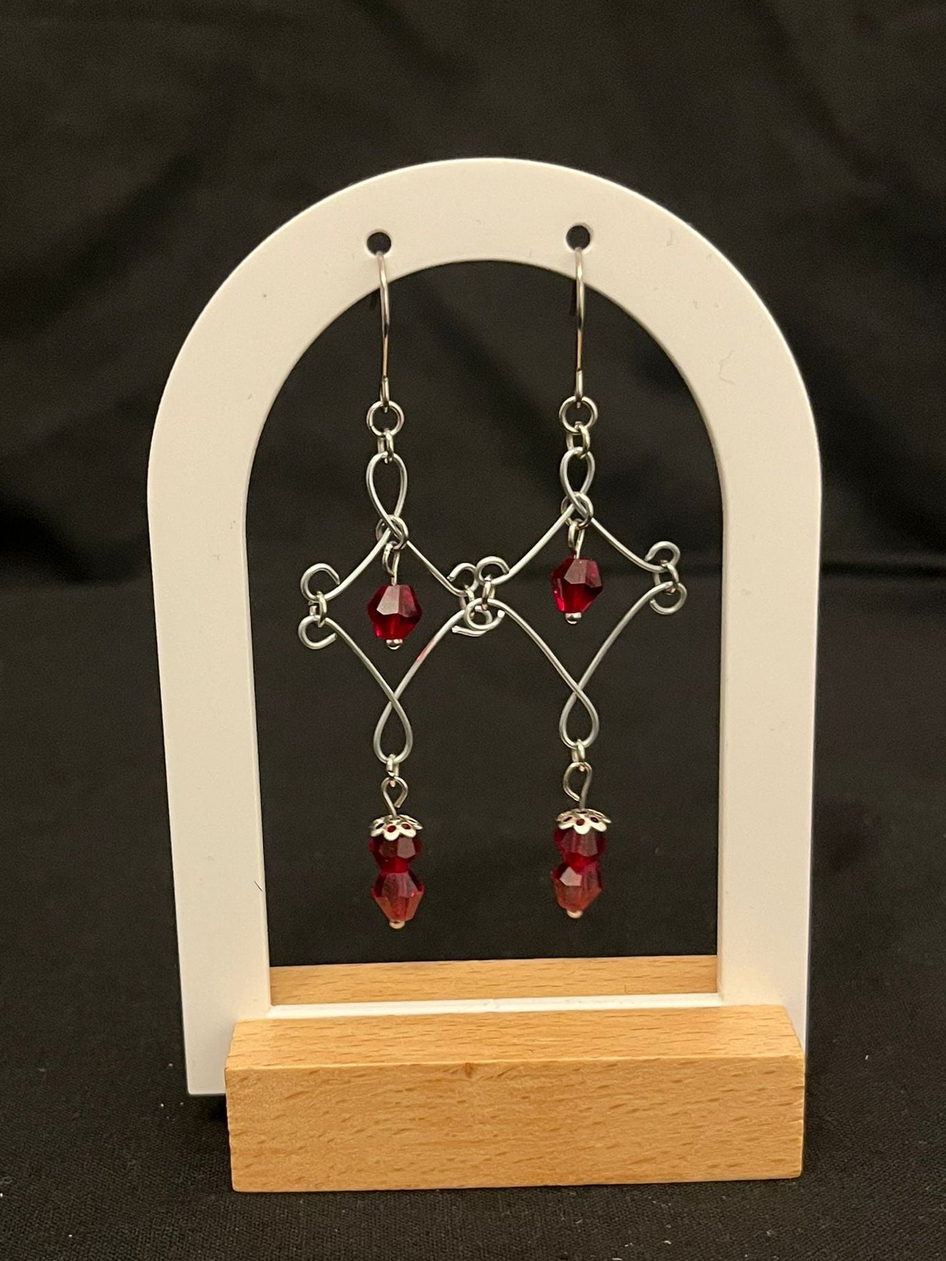 Spira Earrings 05 - Red Drop