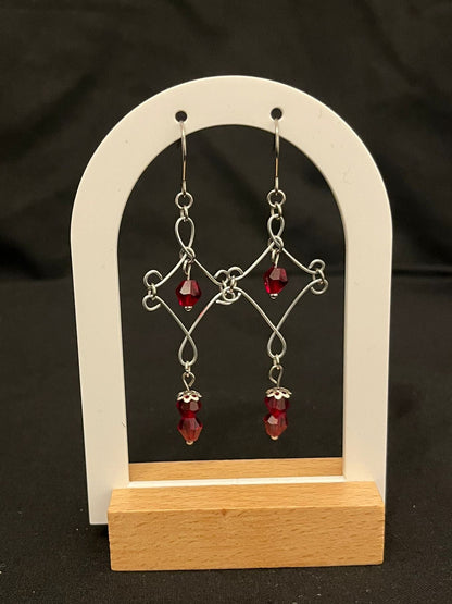 Spira Earrings 05 - Red Drop