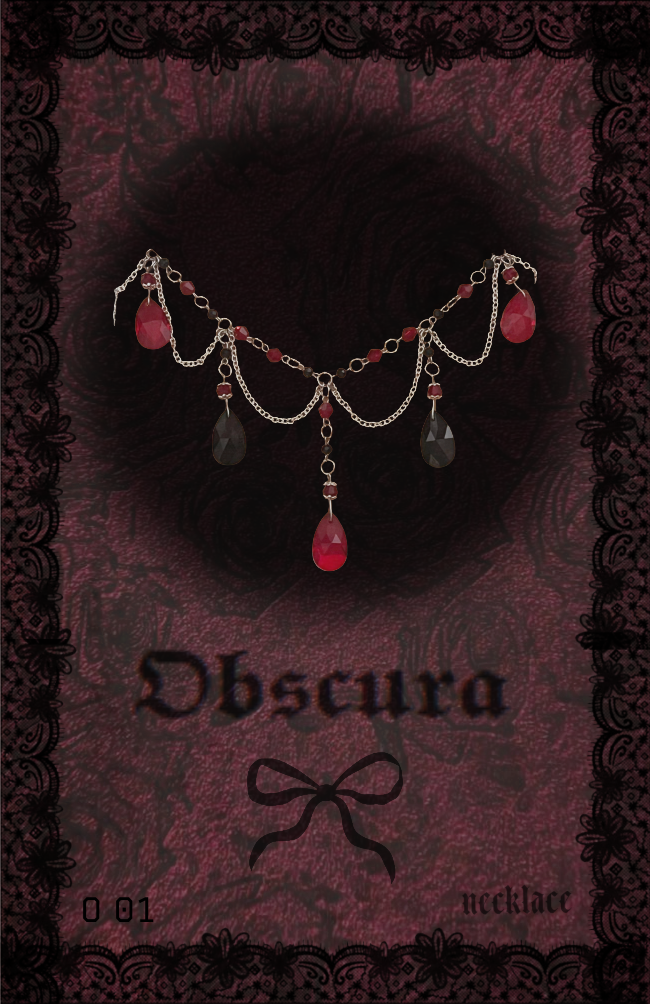 Obscura Drop Necklace ~ O01