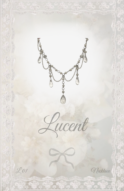 Lucent Teardrop Necklace ~ L01