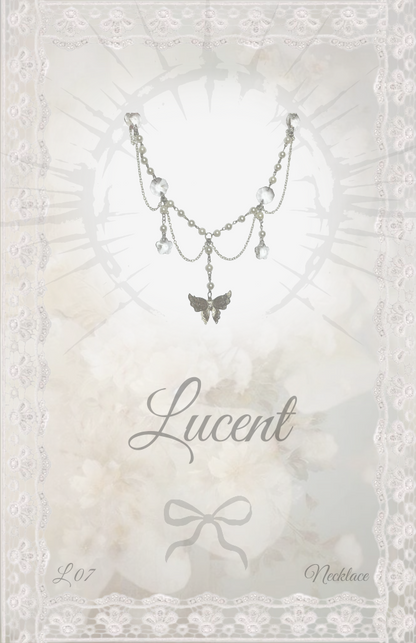 Lucent Butterfly Necklace ~ L07