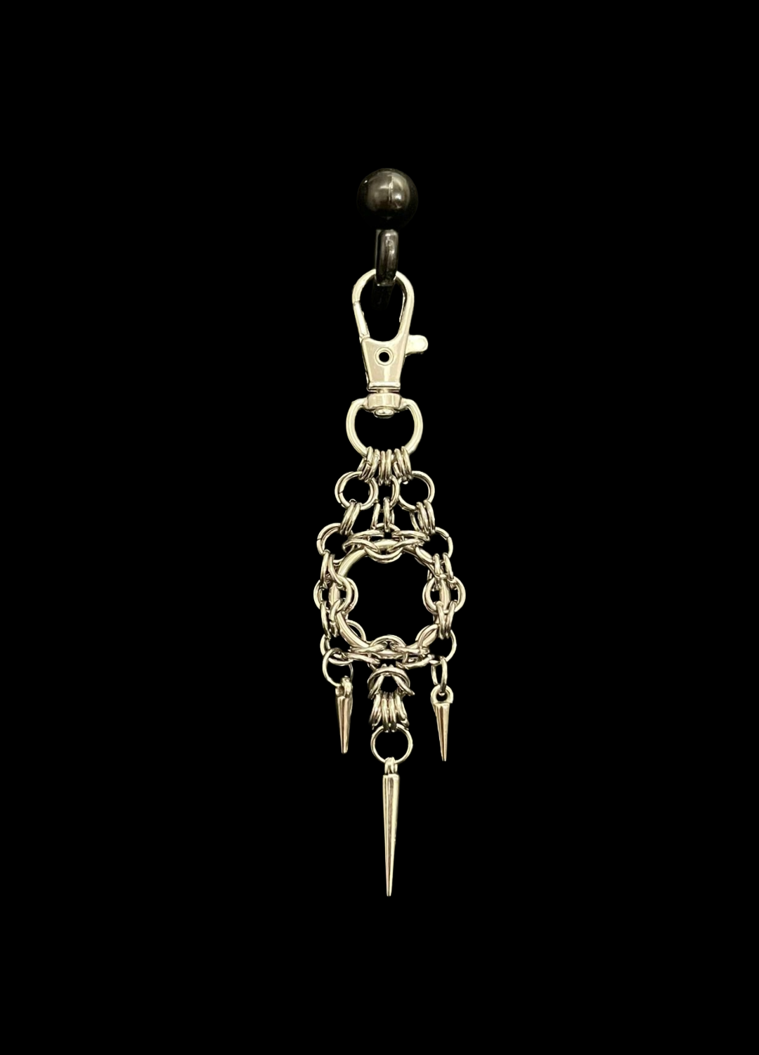 Ghost - Chainmail Keychain