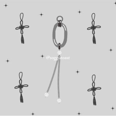 Tasseled Rain Pendant Necklace