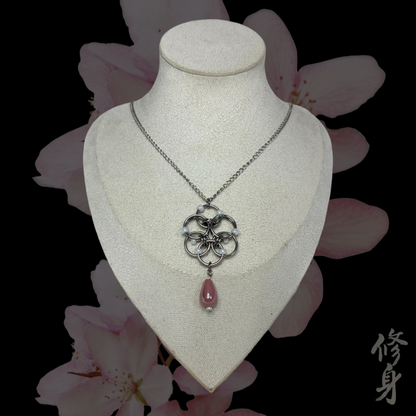 Blossom Chainmail Pendant Necklace