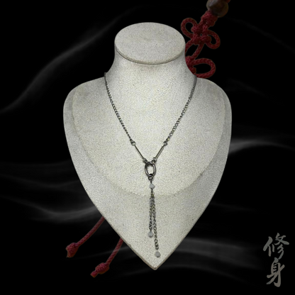 Tasseled Rain Pendant Necklace