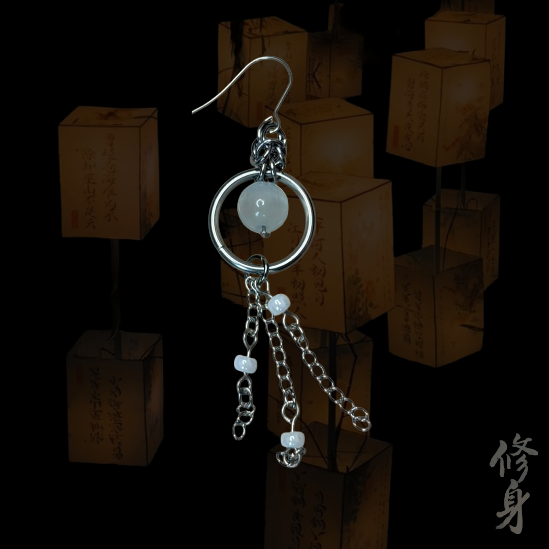 Celadon Lantern Earrings