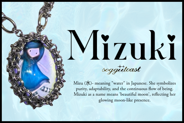 Mizuki Chainmail Cabochon Necklace