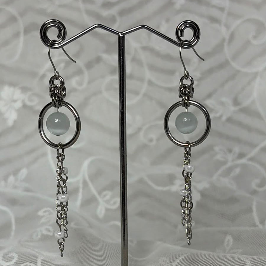 Celadon Lantern Earrings