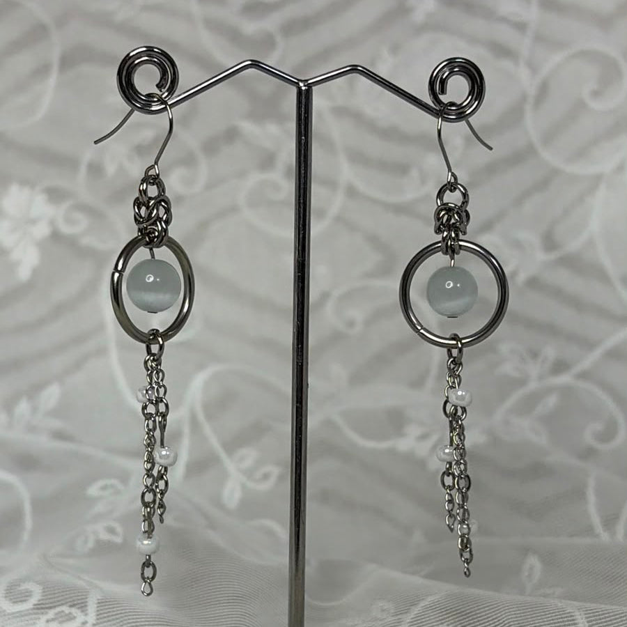 Celadon Lantern Earrings