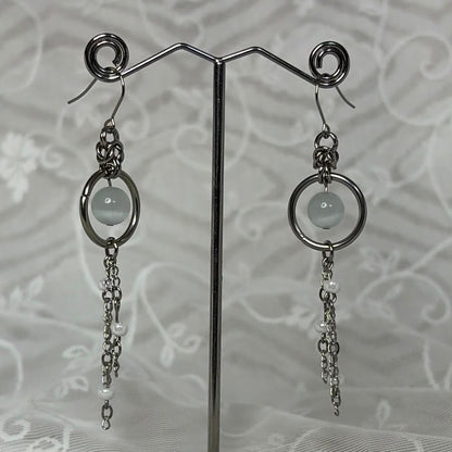 Celadon Lantern Earrings