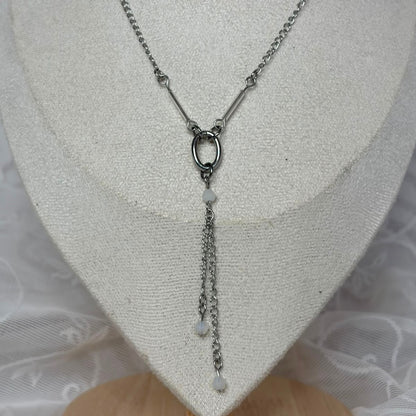 Tasseled Rain Pendant Necklace