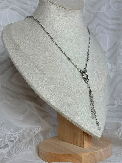 Tasseled Rain Pendant Necklace