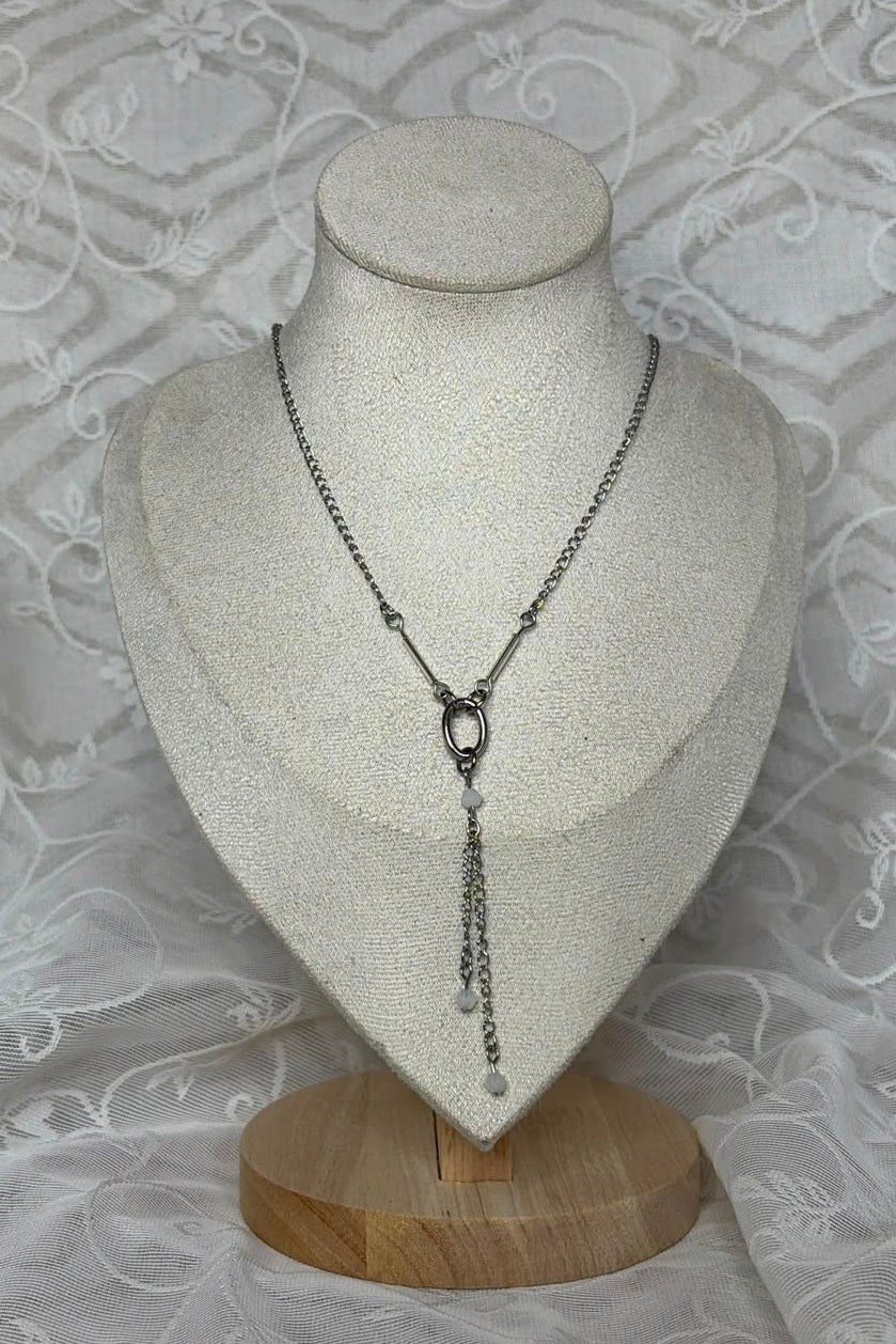 Tasseled Rain Pendant Necklace