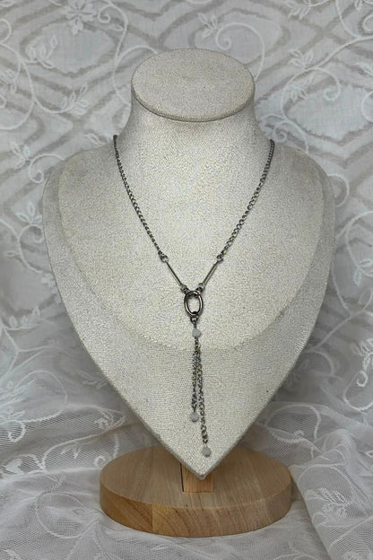 Tasseled Rain Pendant Necklace