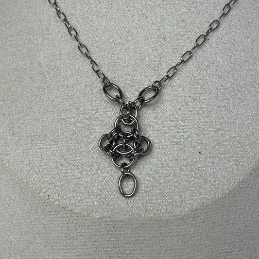 Fú (福) ~ Luck Chainmail Necklace