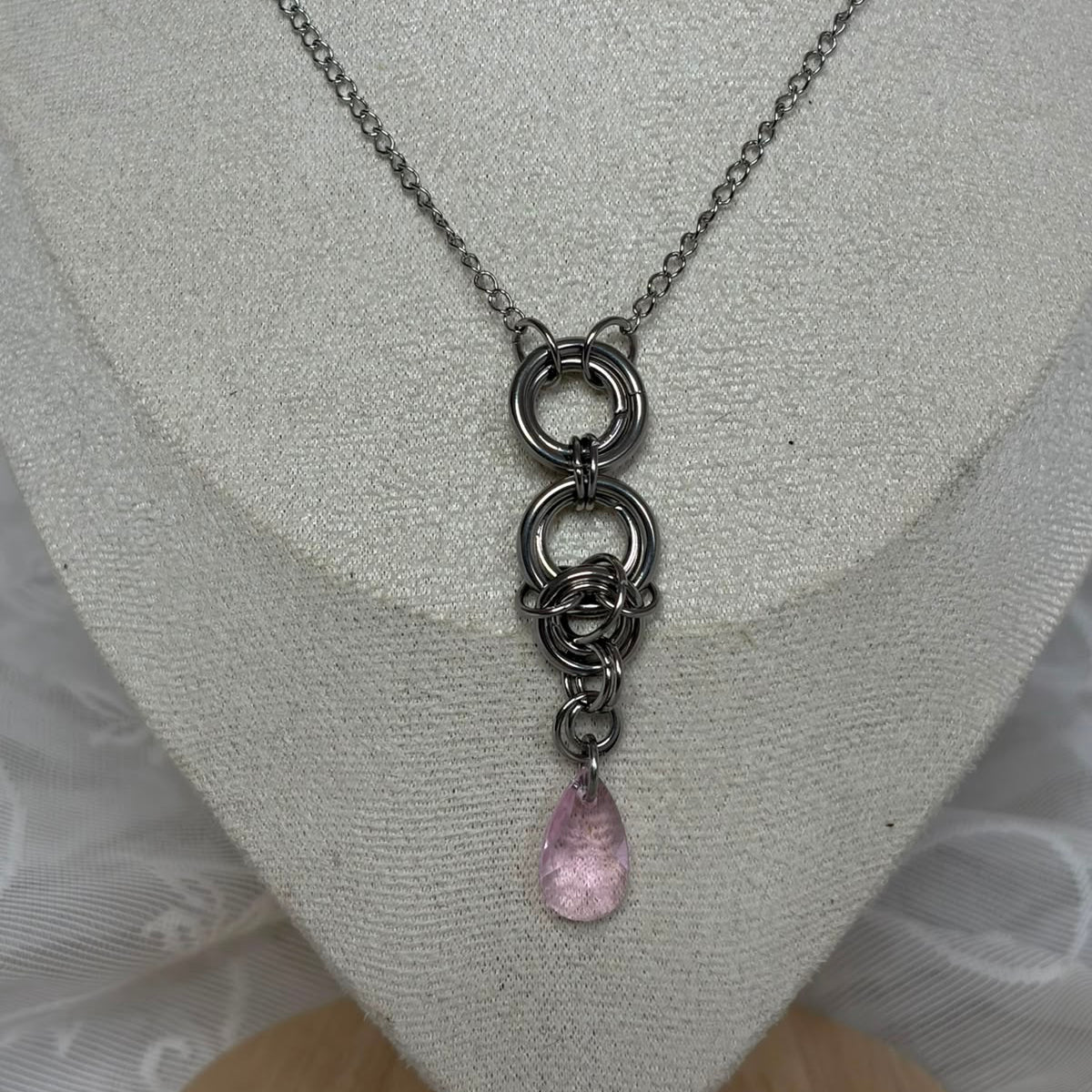 Fontis Chainmail Pendant Necklace