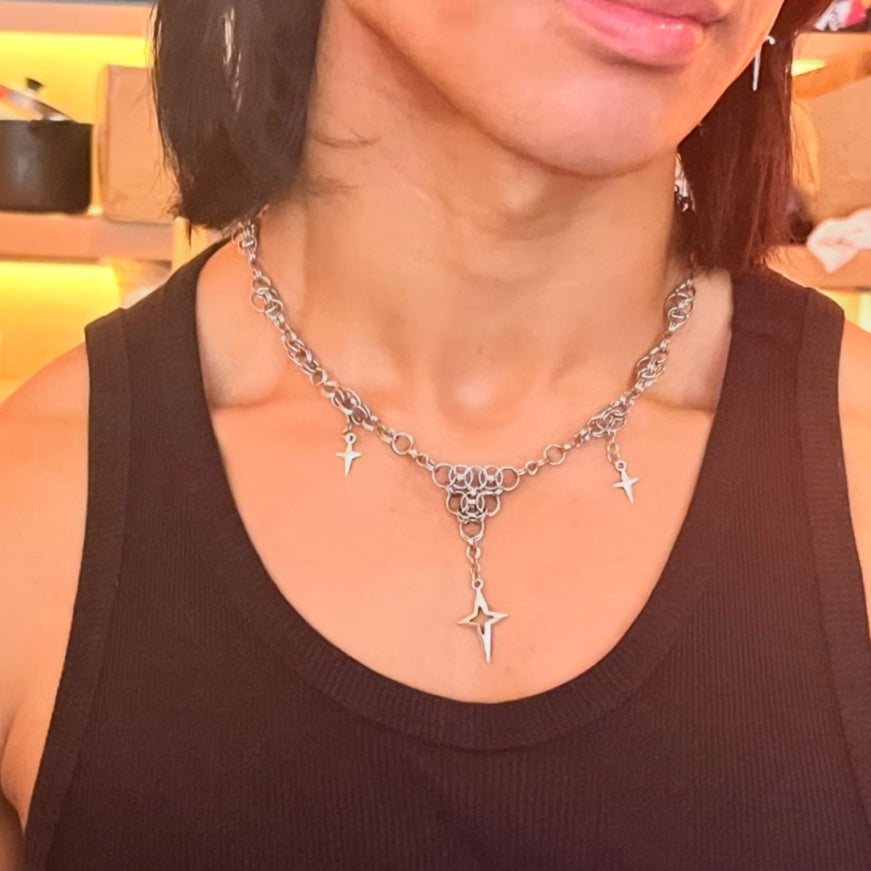 Interlace necklace 02 - Stellar link