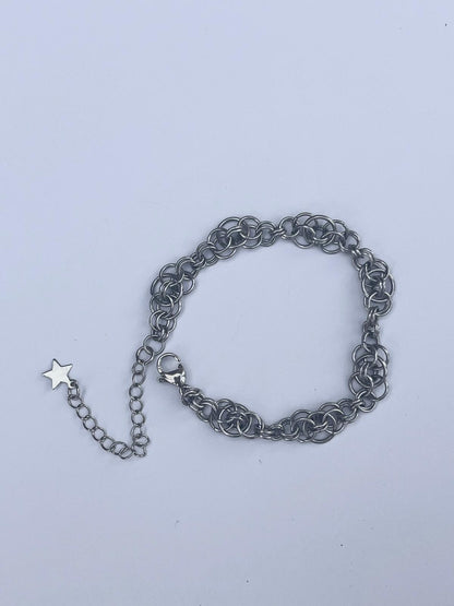 Interlace Chainmail Dainty Bracelet