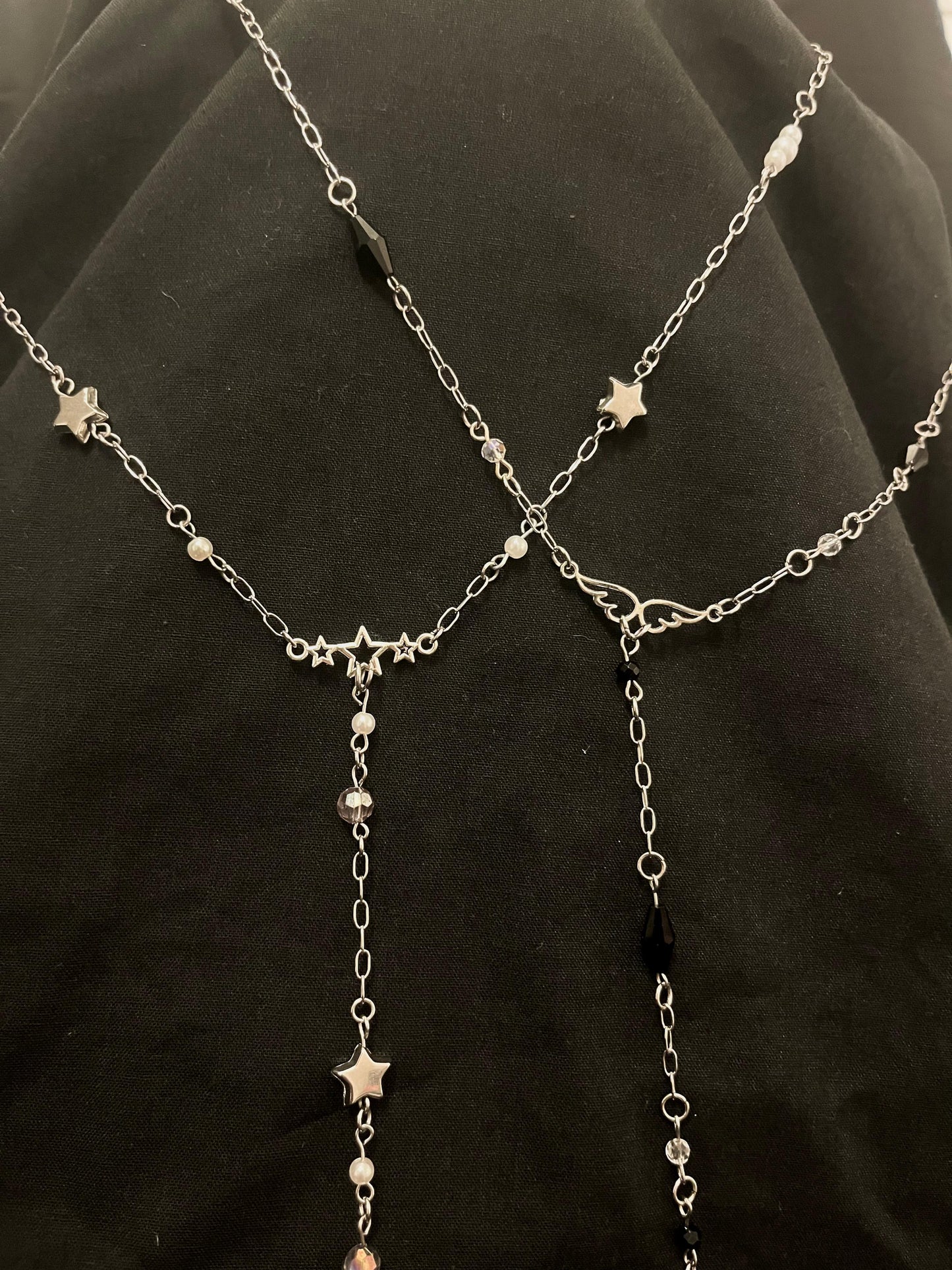Spiked Lariet Necklaces