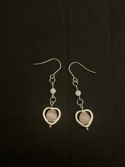 Pink Hearts Earrings - REMAKE