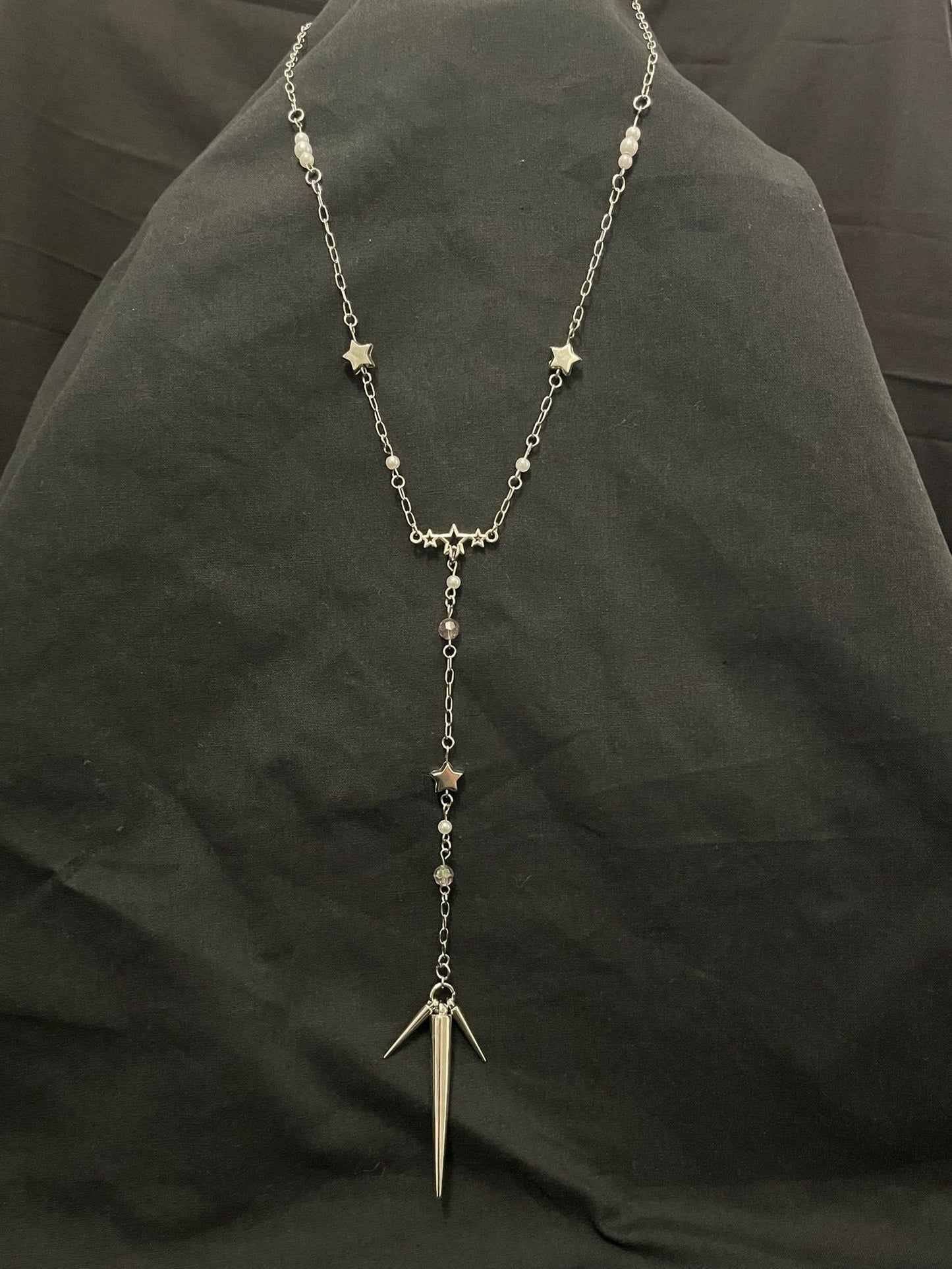 Spiked Lariet Necklaces