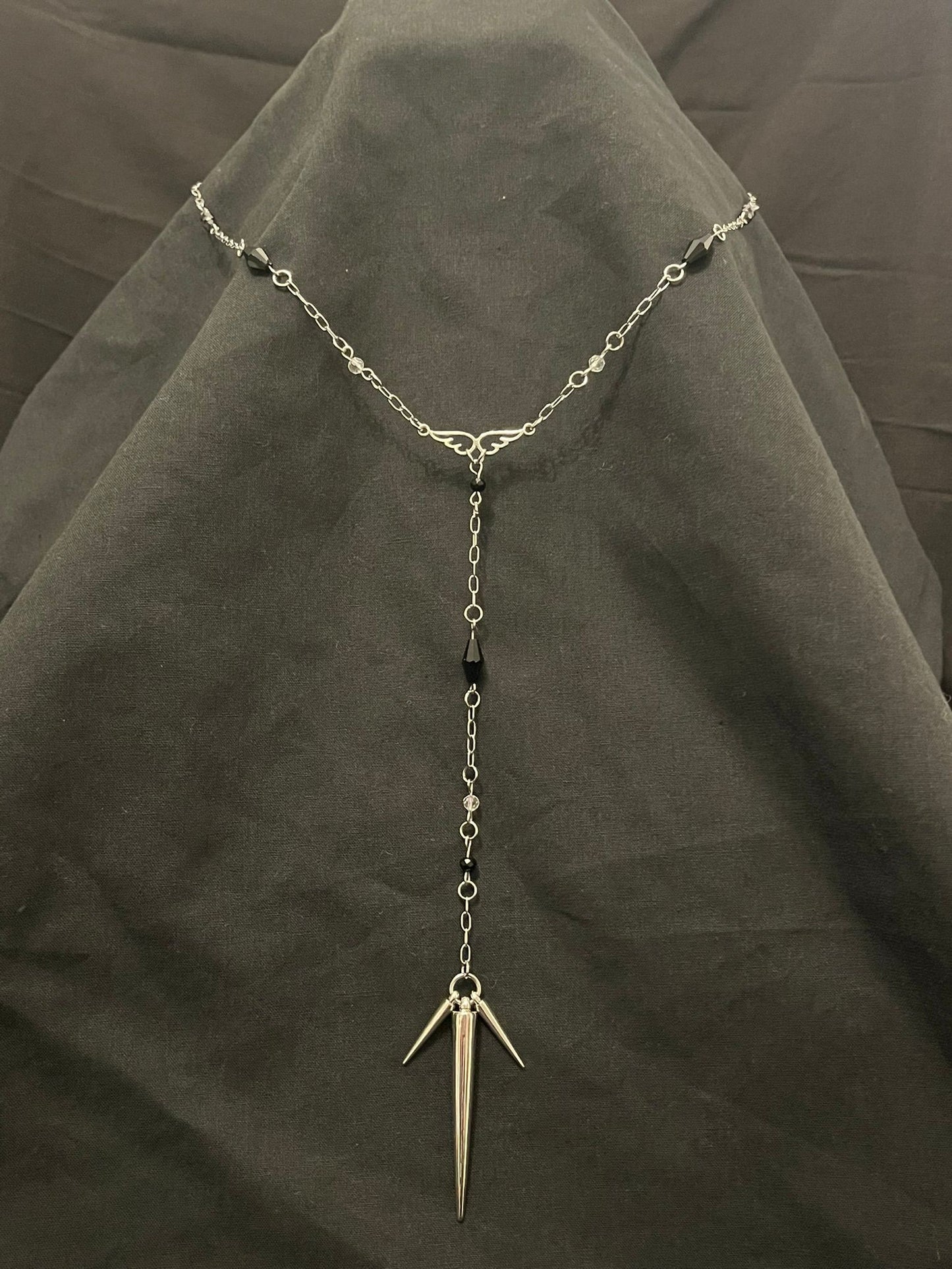 Spiked Lariet Necklaces