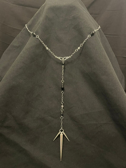 Spiked Lariet Necklaces