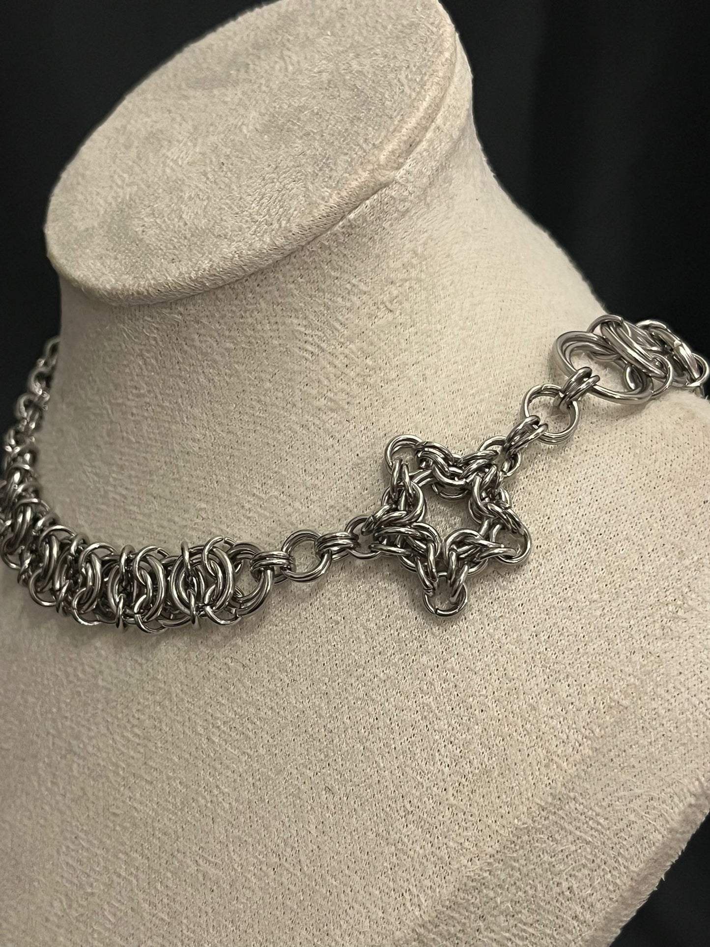 Guiding Star - Chainmail Choker