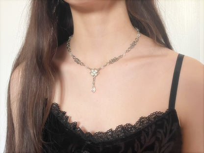 Cathedral Helm Weave Chainmail Necklace