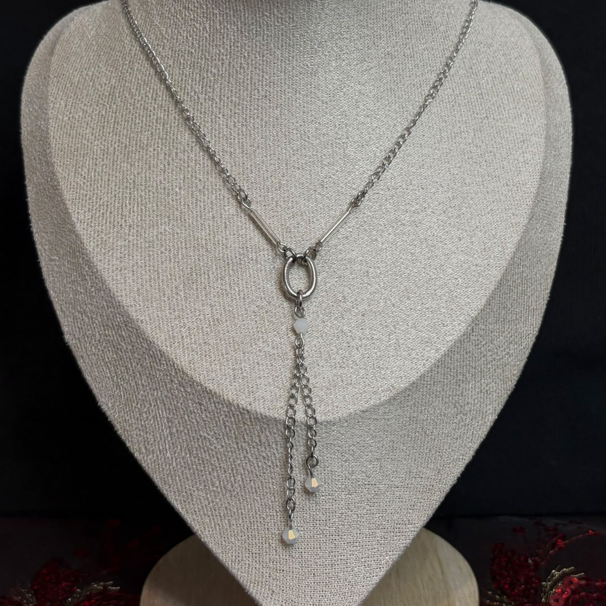Tasseled Rain Pendant Necklace