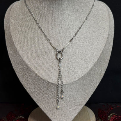 Tasseled Rain Pendant Necklace