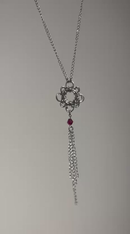 Chinese Knot Inspired Chainmail Necklaces