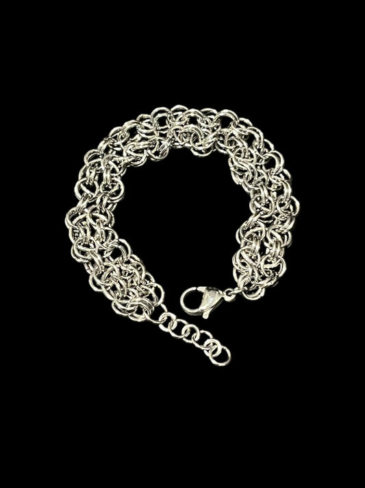 Interlocked Chainmail Chunky Bracelet