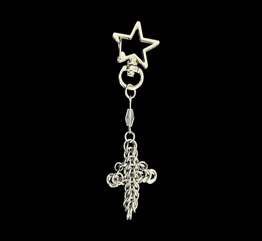 The Cross Chainmail Keychain