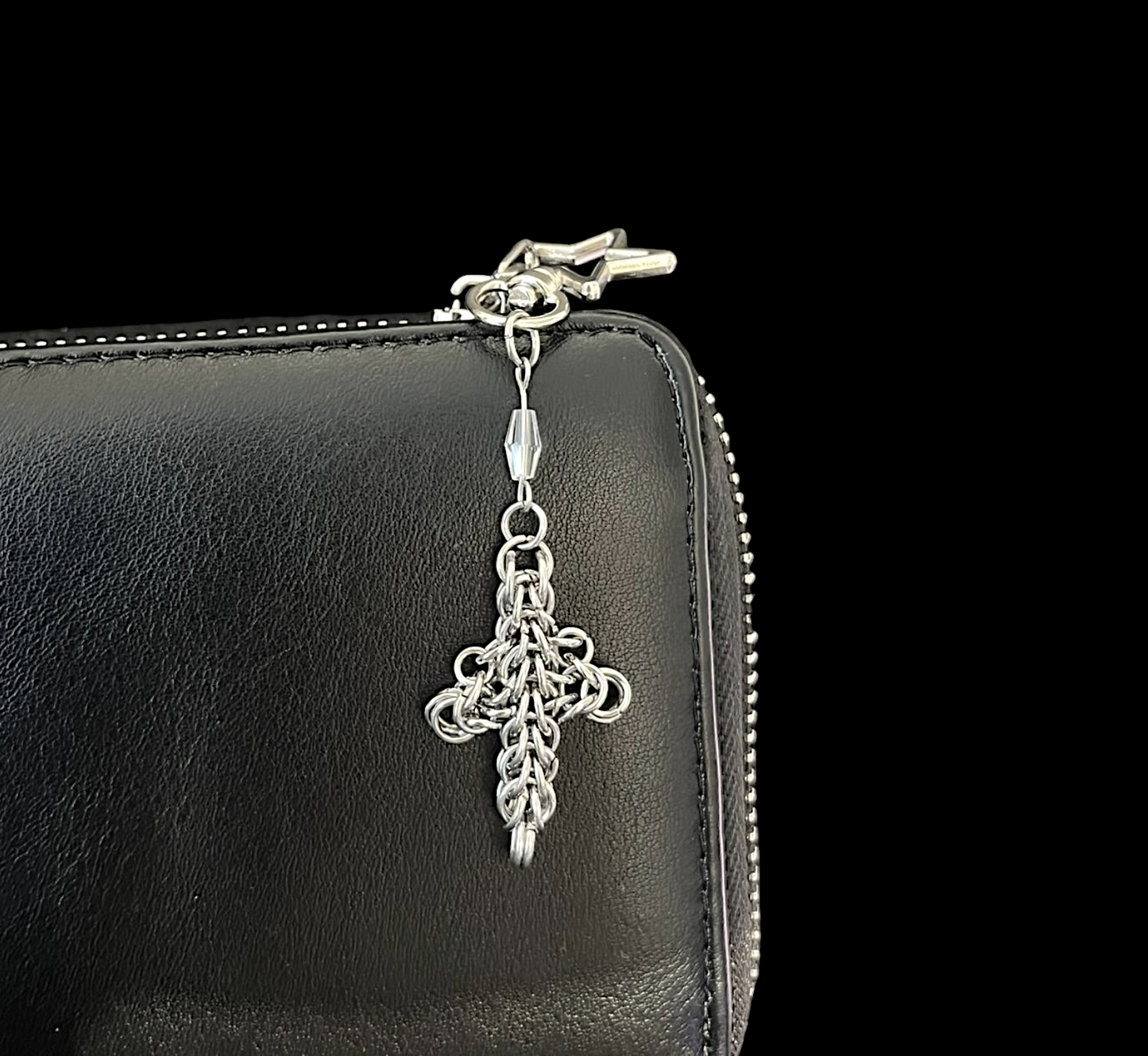 The Cross Chainmail Keychain