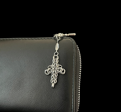 The Cross Chainmail Keychain