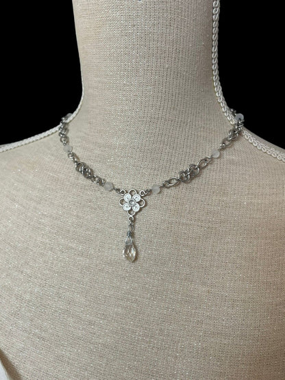 Cathedral Helm Weave Chainmail Necklace