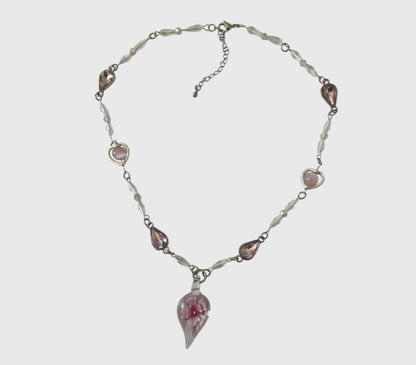 Pink Flora Necklace