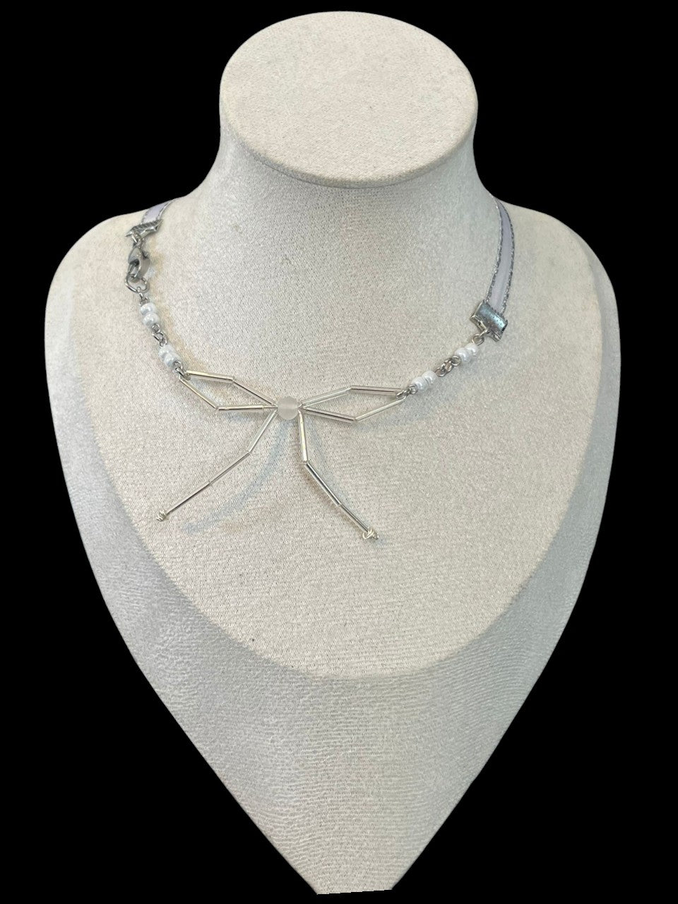 Beaded Ribbon Chokers