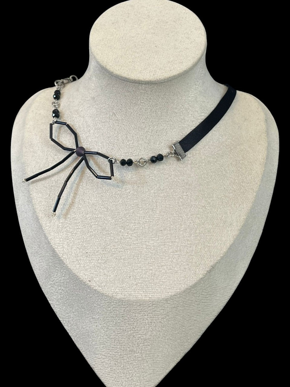 Beaded Ribbon Chokers